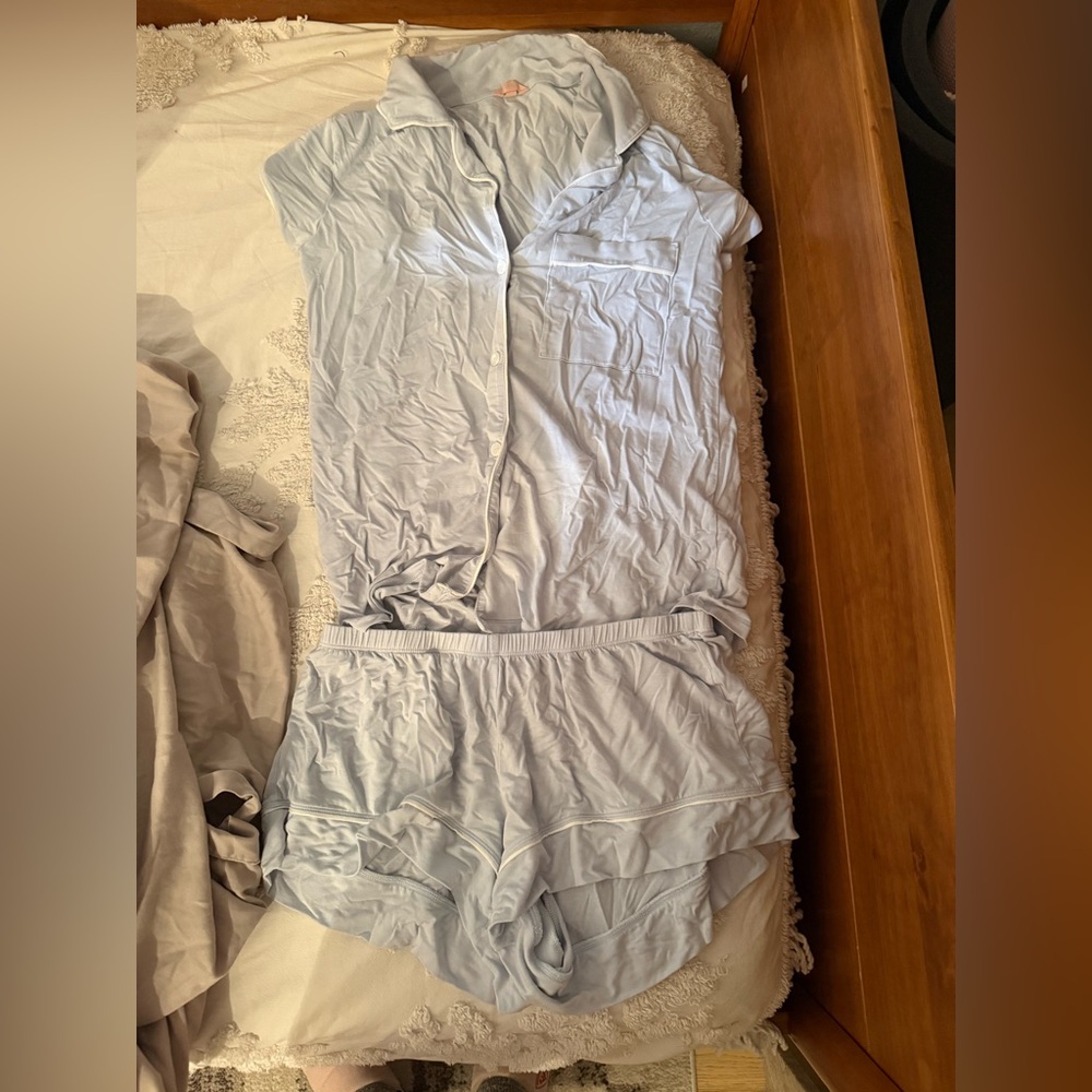Eberjey Light Blue Pajama Set